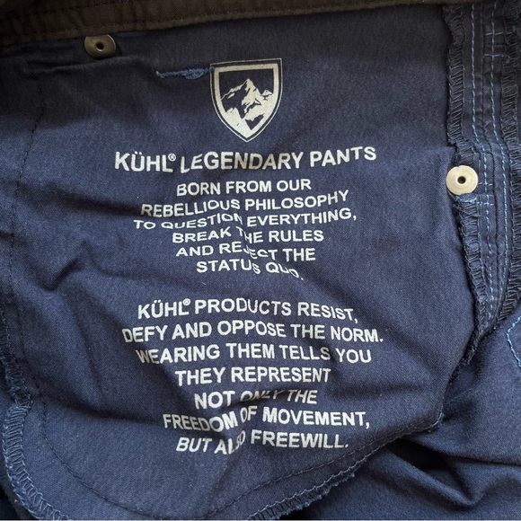 Kuhl Womens Splash Metro Pants Size 12 Roll Up Convertible Navy Hiking - Picture 13 of 14